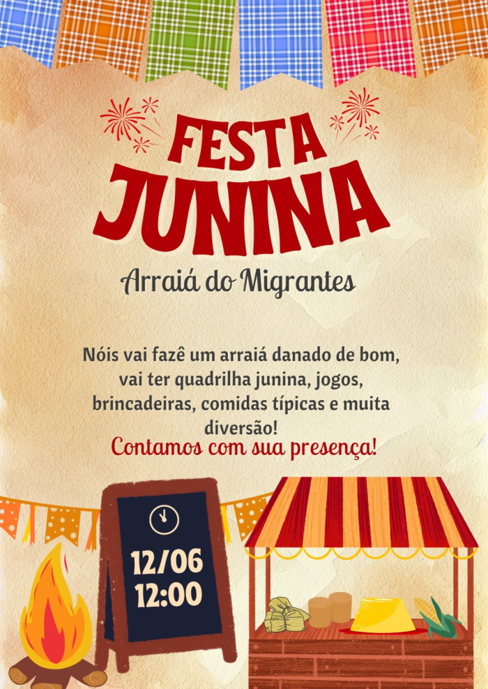 Festa Junina - Albergue dos Migrantes