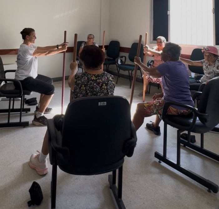 Unidade de Saúde da Ilha do Príncipe realiza atividades de ginástica com idosos