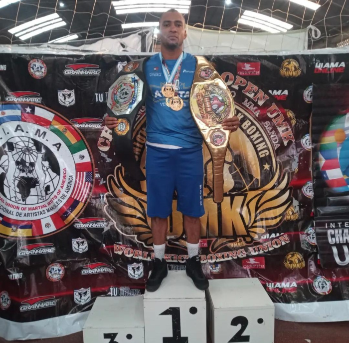 Uindson Santos Silva, praticante do boxe.
