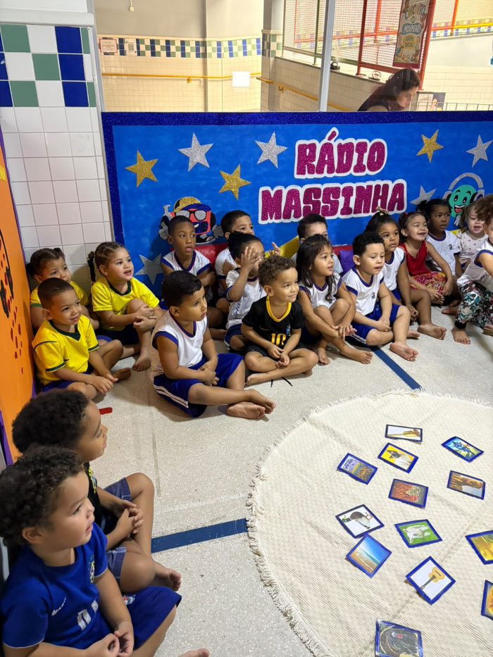 Rádio Massinha, de Cmei do bairro Bela Vista, realiza programação especial com as crianças