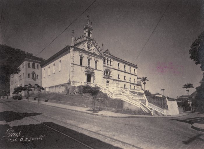 Rua Cel. Monjardim, Praça Irmã Josefa Hosana e Igreja Nossa Senhora do Carmo. 1936