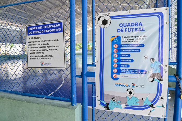 Comunicação Informativa sobre as Regras de Utilização de equipamentos em praças