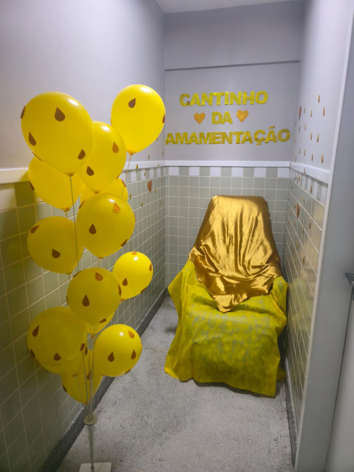 Agosto Dourado: Cantinho da Amamentação na UBS Maria Ortiz