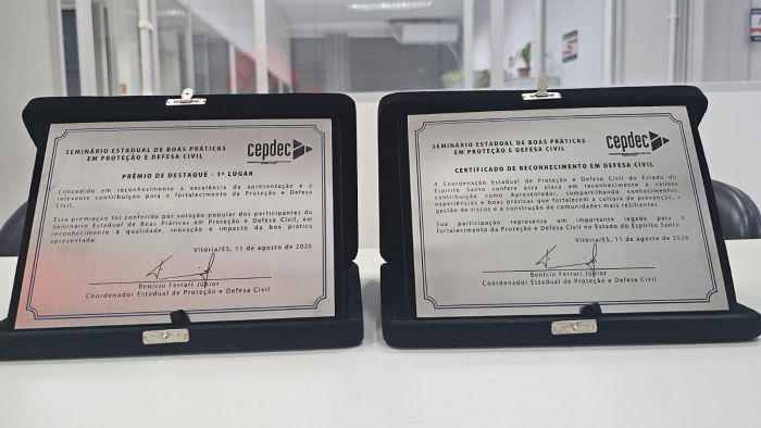 Vitória conquista 1º lugar em seminário estadual com política de governança climática