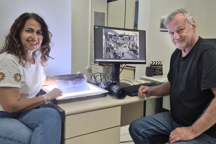 Carlos Antolini e Elizabeth Nader fotografaram cada negativo de vidro e trataram todas as imagens