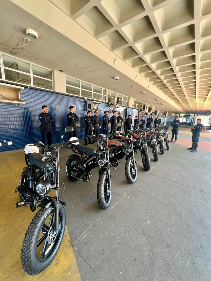 E-bike Patrulhamento: projeto-piloto da Guarda de Vitória usará bicicletas elétricas em orlas