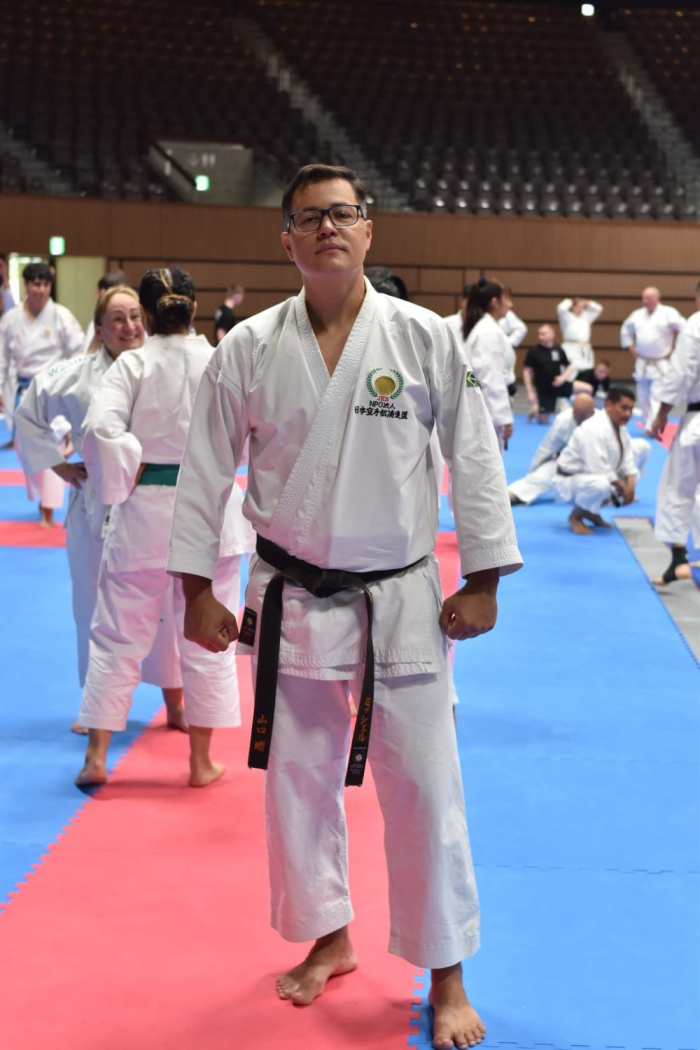 Michel Silva - presidente da Conf. Bras. de Karate Shotokan e chefe do comitê organizador do evento