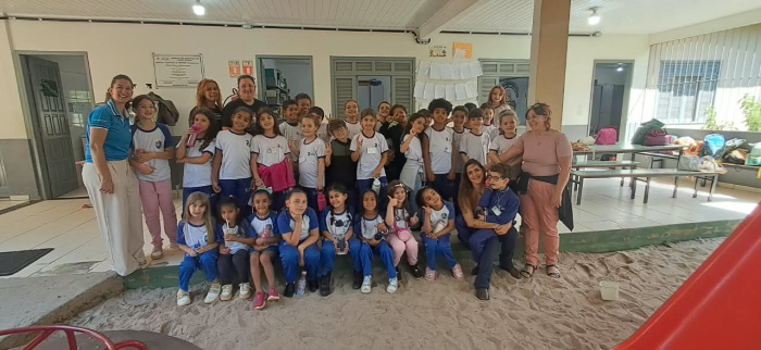 Intercâmbio da Emef ASFA com escola de Santa Teresa