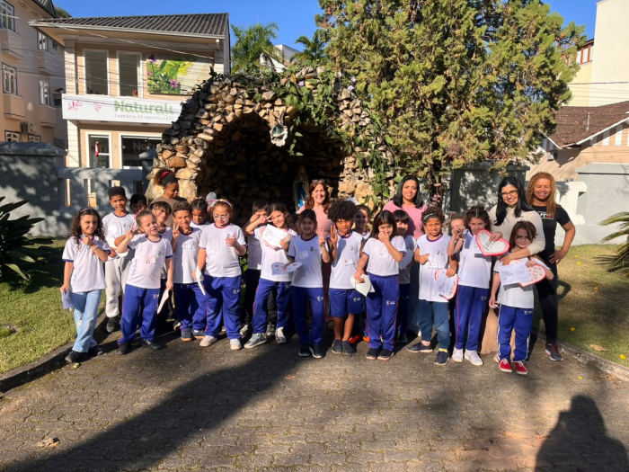 Intercâmbio da Emef ASFA com escola de Santa Teresa