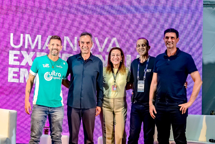 Palestrantes na Arena Pulse On - Maratona de Vitória 2026