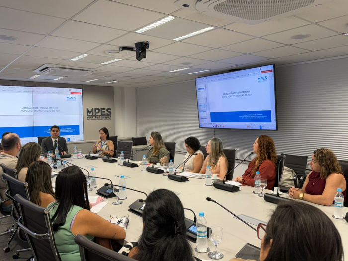 Apresentação da lista para cumprimento ao Pacto de Metas de Atendimento à População de Rua no MPES