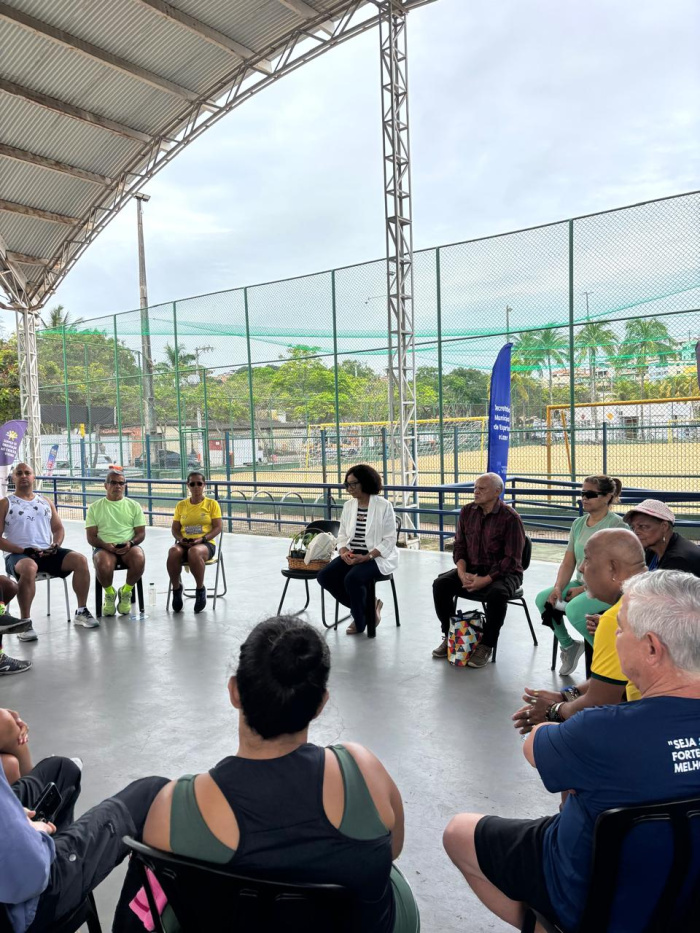 Palestra com Dra. Henriqueta Sacramento na Academia Popular de Santo Antônio