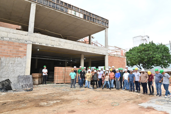 Visita às obras da Upa do Forte São João