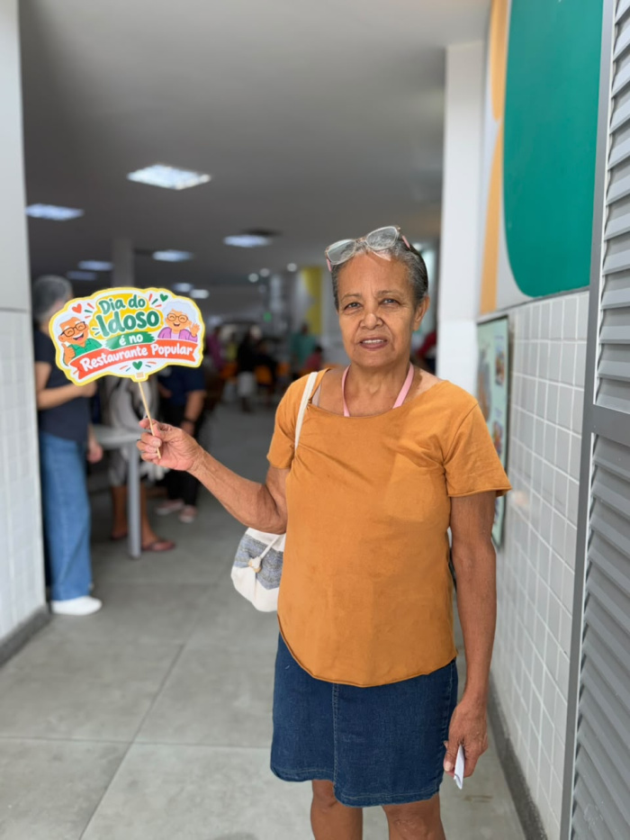 Dia do Idoso no Restaurante Popular de Vitória