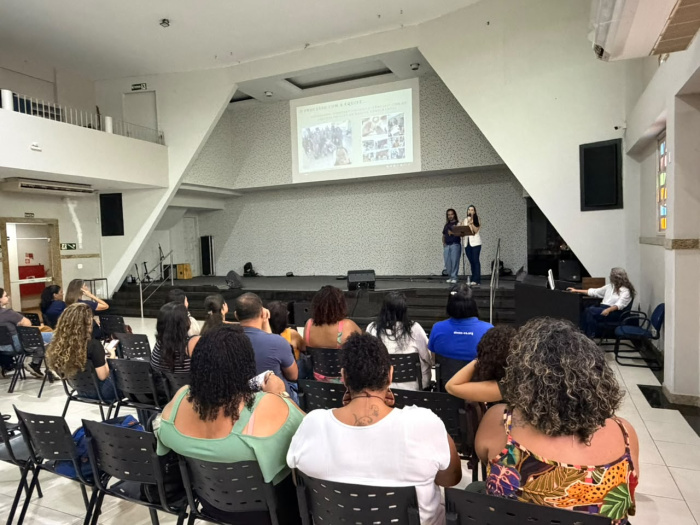Seminário Compartilhando Vivências realizado pela rede socioassistencia de Vitória