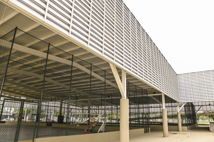 Cobertura quadras externas do Tancredão (Tancredinho)