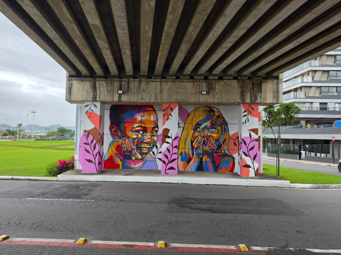 Gratife viaduto araceli praia de camburi